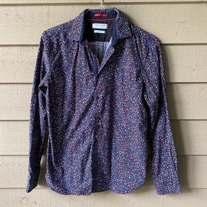 Denim & Flower button down, size small.